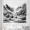 image:imageAmbesonne Psychedelic Tapestry Abstract Unusual with Color and Form Details Hippie Retro Wide Wall Hanging for Bedroom Living Room Dorm 60 X 40 Soft BluePale Grey Dark Taupe