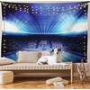 image:imageAmbesonne Sports Decor Collection Basketball Arena Court with Fans and Flashlights Competition Theme Game Excitement Print Bedroom Living Room Dorm Wall Hanging Tapestry 80 X 60 Navy Black