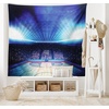image:imageAmbesonne Sports Decor Collection Basketball Arena Court with Fans and Flashlights Competition Theme Game Excitement Print Bedroom Living Room Dorm Wall Hanging Tapestry 80 X 60 Navy Black