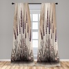 image:imageAmbesonne Valentines Curtains Arrows of Cupid Mythological Concepts Hearts with Love and Adoration Themes Window Treatments 2 Panel Set for Living Room Bedroom Decor 56 x 63 White BlackPastel Brown and Mauve