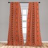image:imageAmbesonne Valentines Curtains Arrows of Cupid Mythological Concepts Hearts with Love and Adoration Themes Window Treatments 2 Panel Set for Living Room Bedroom Decor 56 x 63 White BlackWhite Orange