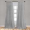 image:imageAmbesonne Valentines Curtains Arrows of Cupid Mythological Concepts Hearts with Love and Adoration Themes Window Treatments 2 Panel Set for Living Room Bedroom Decor 56 x 63 White BlackWhite and Black