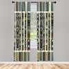 image:imageAmbesonne Valentines Curtains Arrows of Cupid Mythological Concepts Hearts with Love and Adoration Themes Window Treatments 2 Panel Set for Living Room Bedroom Decor 56 x 63 White BlackPetrol Blue Paprika and Ivory