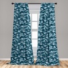 image:imageAmbesonne Valentines Curtains Arrows of Cupid Mythological Concepts Hearts with Love and Adoration Themes Window Treatments 2 Panel Set for Living Room Bedroom Decor 56 x 63 White BlackSlate Blue