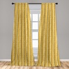 image:imageAmbesonne Valentines Curtains Arrows of Cupid Mythological Concepts Hearts with Love and Adoration Themes Window Treatments 2 Panel Set for Living Room Bedroom Decor 56 x 63 White BlackYellow