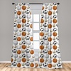 image:imageAmbesonne Valentines Curtains Arrows of Cupid Mythological Concepts Hearts with Love and Adoration Themes Window Treatments 2 Panel Set for Living Room Bedroom Decor 56 x 63 White BlackOrange