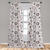 image:imageAmbesonne Valentines Curtains Arrows of Cupid Mythological Concepts Hearts with Love and Adoration Themes Window Treatments 2 Panel Set for Living Room Bedroom Decor 56 x 63 White BlackPink Ivory