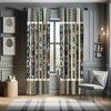 image:imageAmbesonne Valentines Curtains Arrows of Cupid Mythological Concepts Hearts with Love and Adoration Themes Window Treatments 2 Panel Set for Living Room Bedroom Decor 56 x 63 White BlackPetrol Blue Paprika and Ivory