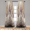 image:imageAmbesonne Valentines Curtains Arrows of Cupid Mythological Concepts Hearts with Love and Adoration Themes Window Treatments 2 Panel Set for Living Room Bedroom Decor 56 x 63 White BlackPastel Brown and Mauve