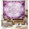 image:imageAmbesonne Winery Tapestry Sunset over the Vineyards of the South of France Sunbeams Cloudscape Picture Wide Wall Hanging for Bedroom Living Room Dorm 80 x 60 Yellow GreenViolet and Pale Lilac