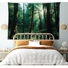 image:imageAmbesonne Winery Tapestry Sunset over the Vineyards of the South of France Sunbeams Cloudscape Picture Wide Wall Hanging for Bedroom Living Room Dorm 80 x 60 Yellow GreenForest Green Pale Yellow