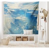 image:imageAmbesonne Winery Tapestry Sunset over the Vineyards of the South of France Sunbeams Cloudscape Picture Wide Wall Hanging for Bedroom Living Room Dorm 80 x 60 Yellow GreenCream Navy