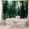 image:imageAmbesonne Winery Tapestry Sunset over the Vineyards of the South of France Sunbeams Cloudscape Picture Wide Wall Hanging for Bedroom Living Room Dorm 80 x 60 Yellow GreenForest Green Pale Yellow