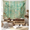 image:imageAmbesonne Winery Tapestry Sunset over the Vineyards of the South of France Sunbeams Cloudscape Picture Wide Wall Hanging for Bedroom Living Room Dorm 80 x 60 Yellow GreenSeafoam