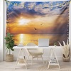 image:imageAmbesonne Winery Tapestry Sunset over the Vineyards of the South of France Sunbeams Cloudscape Picture Wide Wall Hanging for Bedroom Living Room Dorm 80 x 60 Yellow GreenOrange Blue