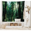 image:imageAmbesonne Winery Tapestry Sunset over the Vineyards of the South of France Sunbeams Cloudscape Picture Wide Wall Hanging for Bedroom Living Room Dorm 80 x 60 Yellow GreenForest Green Pale Yellow