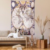 image:imageAmbesonne Winery Tapestry Sunset over the Vineyards of the South of France Sunbeams Cloudscape Picture Wide Wall Hanging for Bedroom Living Room Dorm 80 x 60 Yellow GreenPastel Purple