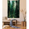 image:imageAmbesonne Winery Tapestry Sunset over the Vineyards of the South of France Sunbeams Cloudscape Picture Wide Wall Hanging for Bedroom Living Room Dorm 80 x 60 Yellow GreenForest Green Pale Yellow