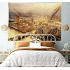 image:imageAmbesonne Winery Tapestry Sunset over the Vineyards of the South of France Sunbeams Cloudscape Picture Wide Wall Hanging for Bedroom Living Room Dorm 80 x 60 Yellow GreenYellow