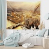 image:imageAmbesonne Winery Tapestry Sunset over the Vineyards of the South of France Sunbeams Cloudscape Picture Wide Wall Hanging for Bedroom Living Room Dorm 80 x 60 Yellow GreenYellow