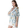 image:imageAmbesonne Womens Kimono Sheer Chiffon CardiganHunter Green Mustard