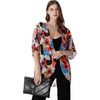 image:imageAmbesonne Womens Kimono Sheer Chiffon CardiganOrange Coral Sky Blue