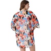 image:imageAmbesonne Womens Kimono Sheer Chiffon CardiganOrange Coral Sky Blue