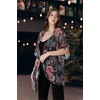image:imageAmbesonne Womens Kimono Sheer Chiffon CardiganPink Dimgray Grey