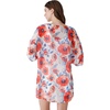 image:imageAmbesonne Womens Kimono Sheer Chiffon CardiganViolet Blue Burnt Orange