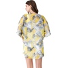 image:imageAmbesonne Womens Kimono Sheer Chiffon CardiganYellow Grey