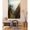 image:imageAmbesonne Landscape Tapestry Forest Nepal Himalaya Mountains Sunlight Majestic Scenery Nature Photo Wall Hanging for Bedroom Living Room Dorm Decor 60 X 80 Green Pale Yellow