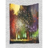 image:imageAmbesonne Nature Tapestry Majestic Sky View with Huge Rain Clouds All Over The Sea and Vibrant Storm Rays Print Wall Hanging for Bedroom Living Room Dorm Decor 60 X 80 BlueYellow Purple