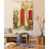 image:imageAmbesonne Nature Tapestry Majestic Sky View with Huge Rain Clouds All Over The Sea and Vibrant Storm Rays Print Wall Hanging for Bedroom Living Room Dorm Decor 60 X 80 BlueYellow Beige