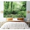 image:imageAmbesonne Rainforest Tapestry Palm Trees and Exotic Plants in Tropical Jungle Wild Nature Theme Illustration Wide Wall Hanging for Bedroom Living Room Dorm 80 X 60 Green