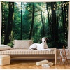 Forest Green Pale Yellow