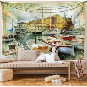 image:imageAmbesonne Forest Tapestry Tropical Rain Forest Tall Trees in Exotic Style Nature Theme Image Sky from Woodland Wide Wall Hanging for Bedroom Living Room Dorm 80 X 60 GreenEarth Yellow
