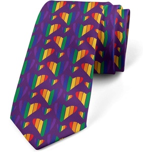 image:imageAmbesonne Multicolor Modern Mens TiePurple Yellow