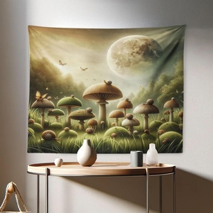 image:imageAmbesonne Nature Tapestry Majestic Sky View with Huge Rain Clouds All Over The Sea and Vibrant Storm Rays Print Wall Hanging for Bedroom Living Room Dorm Decor 60 X 80 BlueReseda Green and Khaki