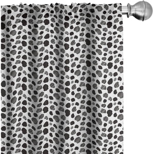 image:imageAmbesonne Valentines Curtains Arrows of Cupid Mythological Concepts Hearts with Love and Adoration Themes Window Treatments 2 Panel Set for Living Room Bedroom Decor 56 x 63 White BlackWhite and Black