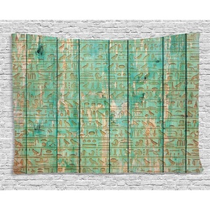 image:imageAmbesonne Winery Tapestry Sunset over the Vineyards of the South of France Sunbeams Cloudscape Picture Wide Wall Hanging for Bedroom Living Room Dorm 80 x 60 Yellow GreenSeafoam
