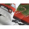 image:imageAmbesonne Christmas Bedspread Red Retro Style Farm Truck and Big Xmas Tree Tinsel Balls Candy Design Decorative Quilted 3 Piece Coverlet Set with 2 Pillow Shams Queen Size Green White