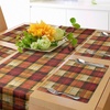 image:imageAmbesonne Floral Table Runner amp Placemats Abstract Clove Petals Digital Featured Vibrant Circular Essence Bouquet Design Set for Dining Table Decor Placemat 4 pcs  Runner 16x72 Petrol Blue TealPaprika Orange Rust