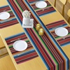image:imageAmbesonne Floral Table Runner amp Placemats Abstract Clove Petals Digital Featured Vibrant Circular Essence Bouquet Design Set for Dining Table Decor Placemat 4 pcs  Runner 16x72 Petrol Blue TealBlue Orange Green