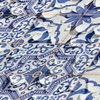 image:imageAmbesonne Floral Table Runner amp Placemats Abstract Clove Petals Digital Featured Vibrant Circular Essence Bouquet Design Set for Dining Table Decor Placemat 4 pcs  Runner 16x72 Petrol Blue TealViolet Blue Orange White