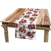 image:imageAmbesonne Floral Table Runner amp Placemats Abstract Clove Petals Digital Featured Vibrant Circular Essence Bouquet Design Set for Dining Table Decor Placemat 4 pcs  Runner 16x72 Petrol Blue TealRed Umber Rose