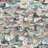 image:imageAmbesonne Floral Table Runner amp Placemats Abstract Clove Petals Digital Featured Vibrant Circular Essence Bouquet Design Set for Dining Table Decor Placemat 4 pcs  Runner 16x72 Petrol Blue TealPale Teal Pale Mustard