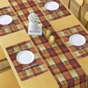 image:imageAmbesonne Floral Table Runner amp Placemats Abstract Clove Petals Digital Featured Vibrant Circular Essence Bouquet Design Set for Dining Table Decor Placemat 4 pcs  Runner 16x72 Petrol Blue TealPaprika Orange Rust