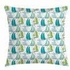 image:imageAmbesonne Flower Throw Pillow Cushion Cover Retro Romantic Rose Petal with Rain Water Drops Valentines Love Picture Decorative Square Accent Pillow Case 18 X 18 White and BlackTeal Green