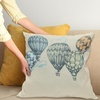 image:imageAmbesonne Flower Throw Pillow Cushion Cover Retro Romantic Rose Petal with Rain Water Drops Valentines Love Picture Decorative Square Accent Pillow Case 18 X 18 White and BlackGreen Blue