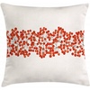 image:imageAmbesonne Flower Throw Pillow Cushion Cover Retro Romantic Rose Petal with Rain Water Drops Valentines Love Picture Decorative Square Accent Pillow Case 18 X 18 White and BlackOrange and Pearl